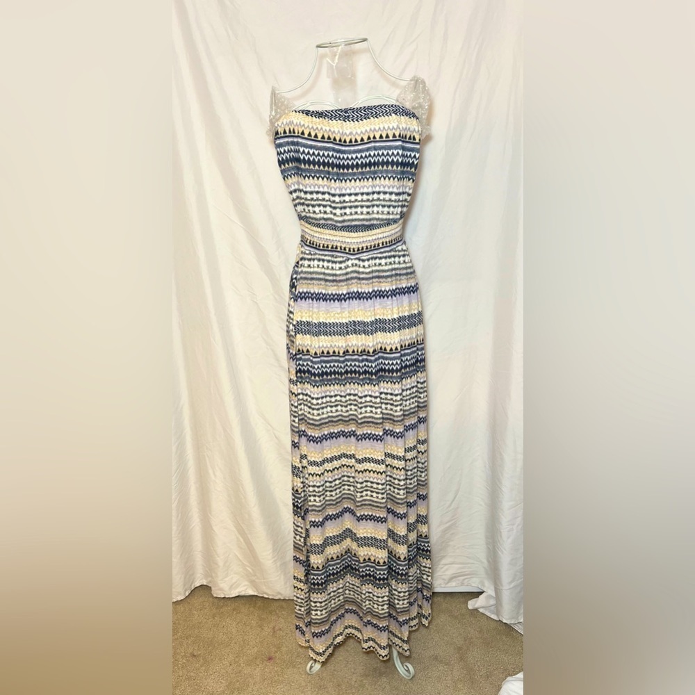 Lucky Brand Maxi Dress - Strapless/Tube Top Style - Size Medium